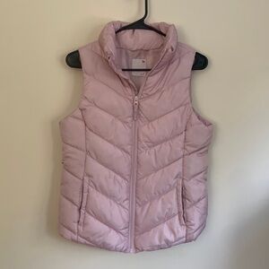 SO Brand Women's Puffy Pink Vest‎ Size Small Insulated